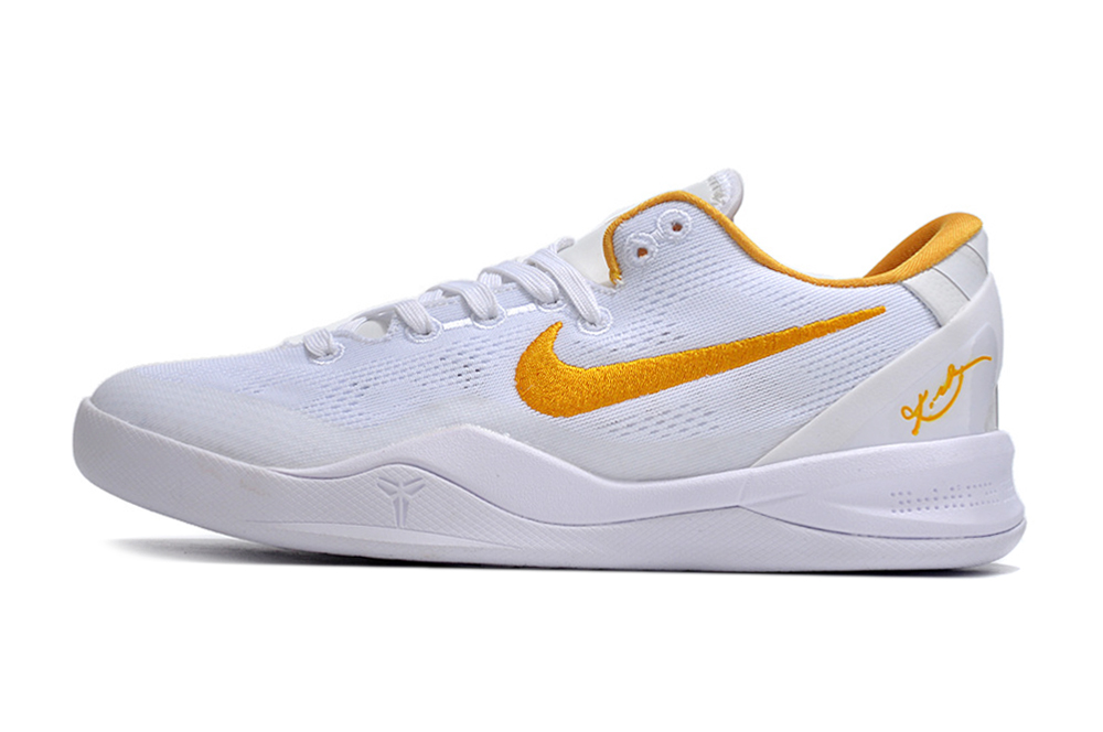 Nike Kobe 8 kids White Gold